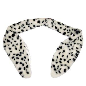 Cruella de Vil style Faux Fur Stole Costume Wrap